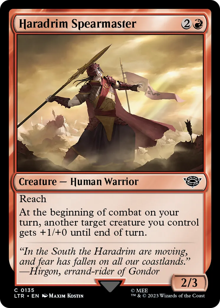 Haradrim Spearmaster — The Lord of the Rings: Tales of Middle-earth — Magic: The Gathering