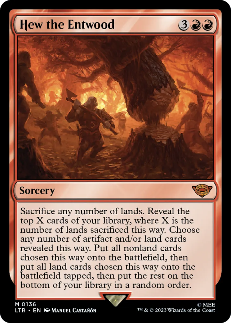 Abattage du bois des Ents — The Lord of the Rings: Tales of Middle-earth — Magic: The Gathering
