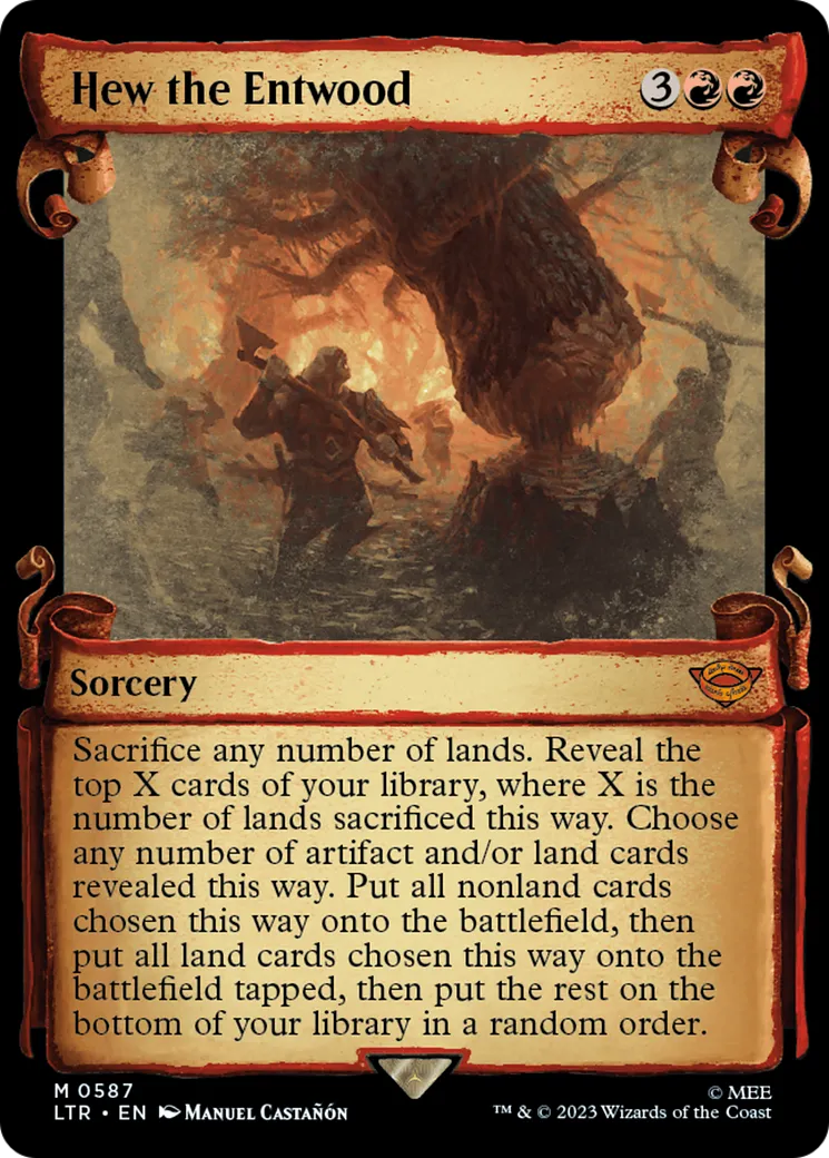 Abattage du bois des Ents — The Lord of the Rings: Tales of Middle-earth — Magic: The Gathering