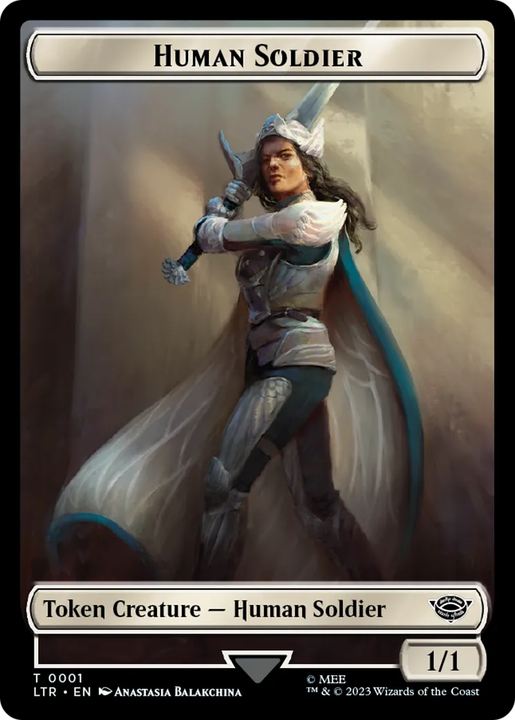 Human Soldier — The Lord of the Rings: Tales of Middle-earth — Magic: The Gathering
