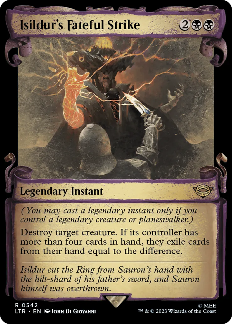 Frappe fatidique d'Isildur — The Lord of the Rings: Tales of Middle-earth — Magic: The Gathering