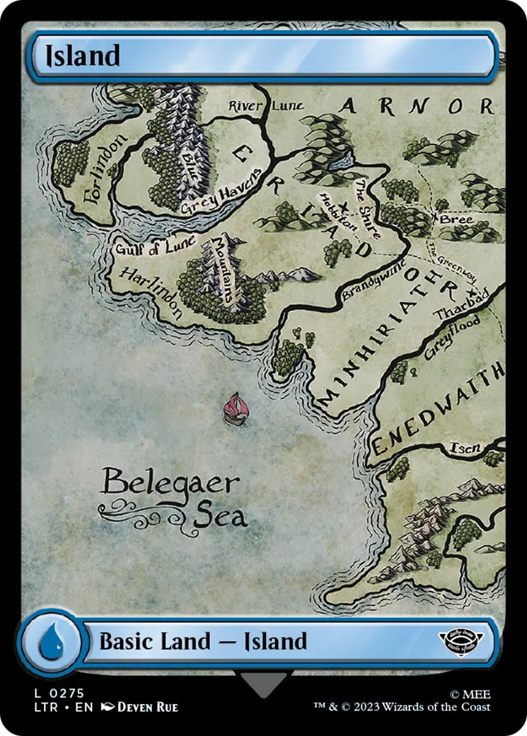 Island — The Lord of the Rings: Tales of Middle-earth — Magic: The Gathering