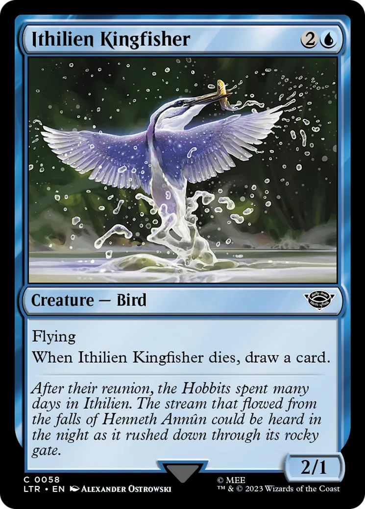 Ithilien Kingfisher — The Lord of the Rings: Tales of Middle-earth — Magic: The Gathering