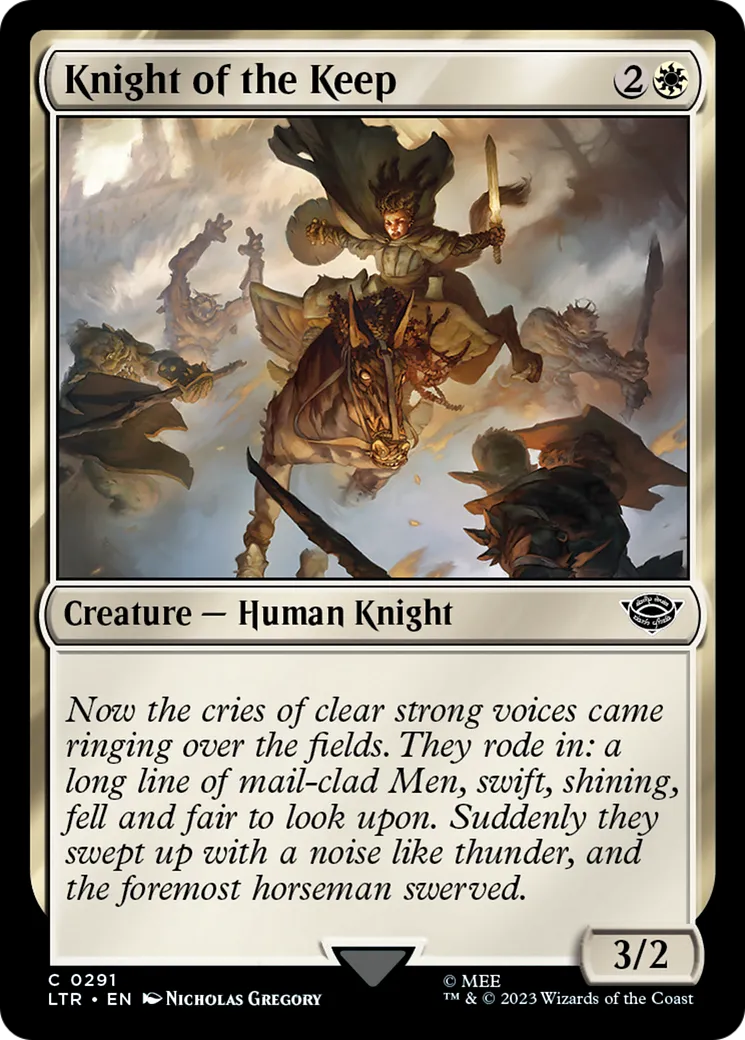 Chevalier de la forteresse — The Lord of the Rings: Tales of Middle-earth — Magic: The Gathering