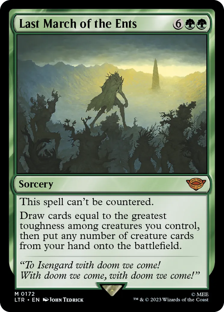 Last March of the Ents — The Lord of the Rings: Tales of Middle-earth — Magic: The Gathering