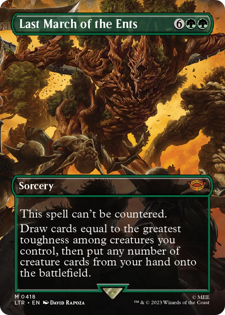 Dernière marche des Ents — The Lord of the Rings: Tales of Middle-earth — Magic: The Gathering