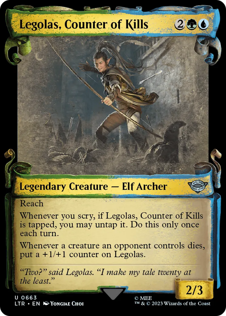 Legolas, compteur de morts — The Lord of the Rings: Tales of Middle-earth — Magic: The Gathering