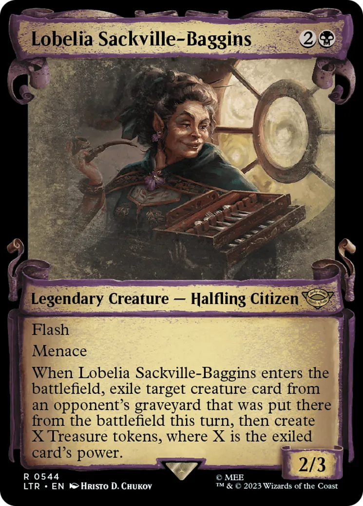 Lobelia Sacquet de Besace — The Lord of the Rings: Tales of Middle-earth — Magic: The Gathering