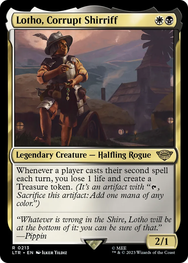 Lotho, Corrupt Shirriff — The Lord of the Rings: Tales of Middle-earth — Magic: The Gathering