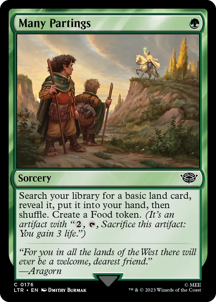 Nombreuses séparations — The Lord of the Rings: Tales of Middle-earth — Magic: The Gathering