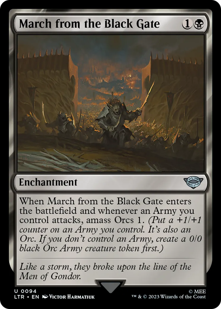 Marche de la Porte Noire — The Lord of the Rings: Tales of Middle-earth — Magic: The Gathering