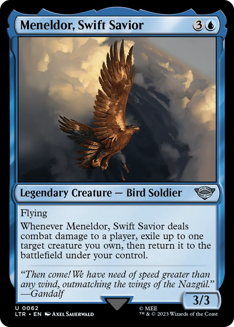 Meneldor, sauveur rapide — The Lord of the Rings: Tales of Middle-earth — Magic: The Gathering