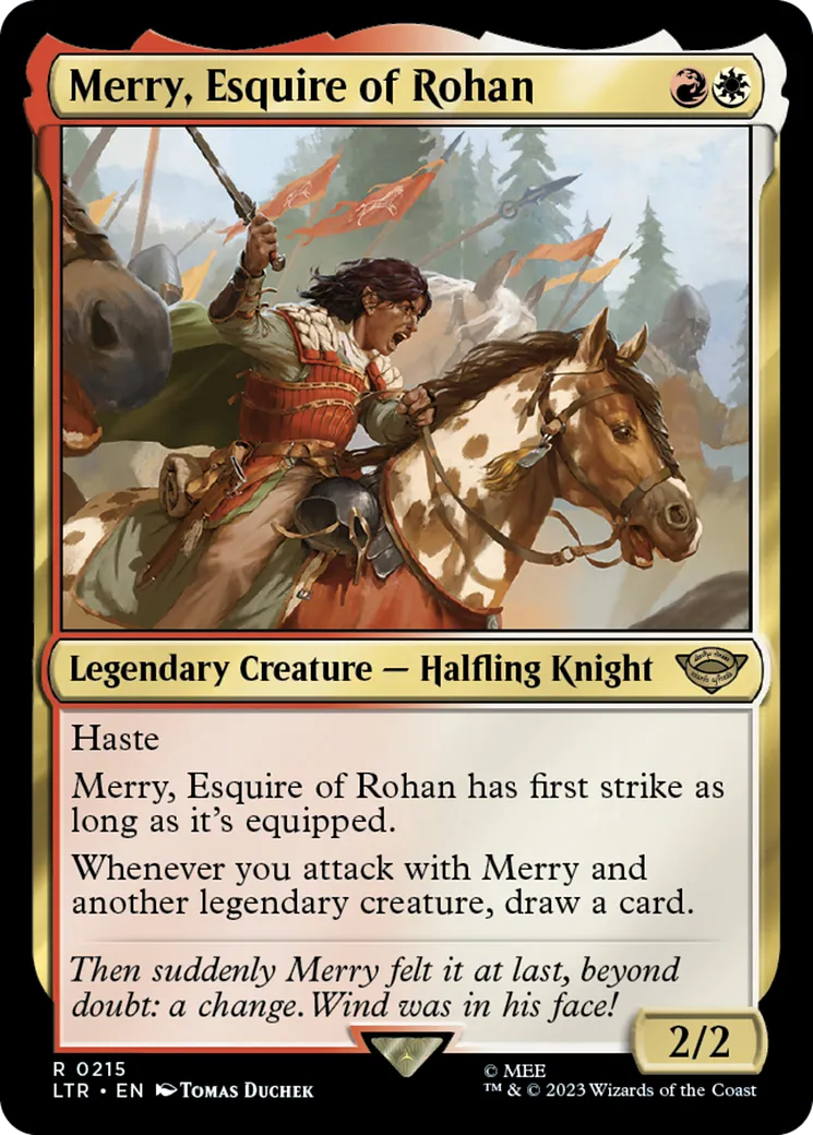 Merry, écuyer du Rohan — The Lord of the Rings: Tales of Middle-earth — Magic: The Gathering