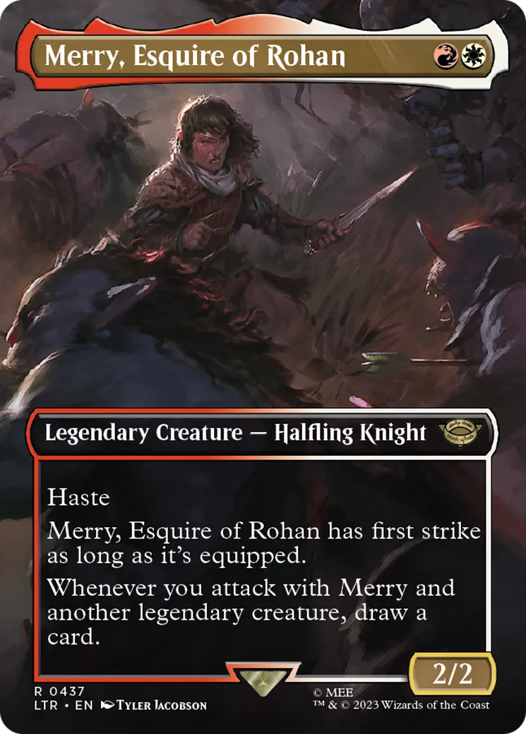 Merry, écuyer du Rohan — The Lord of the Rings: Tales of Middle-earth — Magic: The Gathering