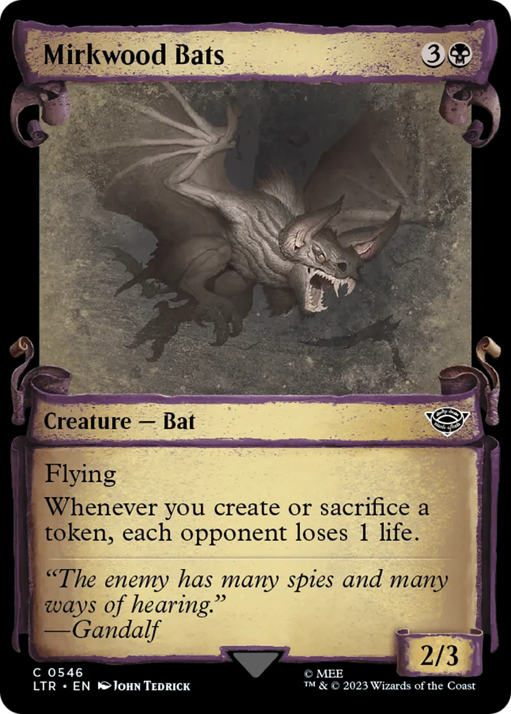 Chauves-souris de la Forêt Noire — The Lord of the Rings: Tales of Middle-earth — Magic: The Gathering