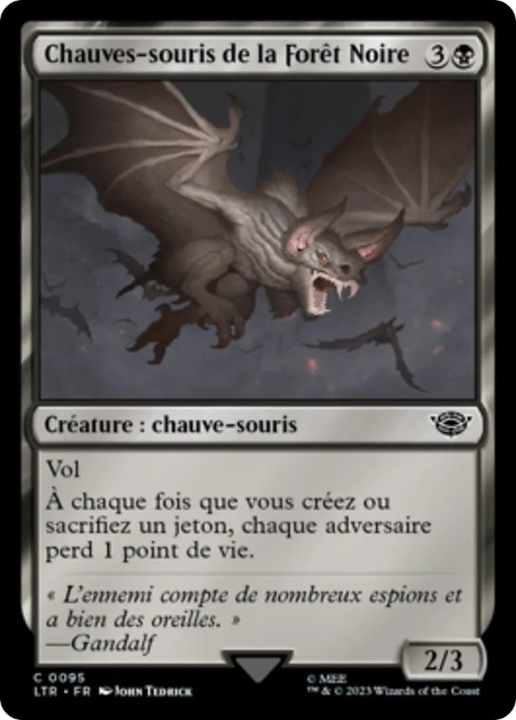 Chauves-souris de la Forêt Noire — The Lord of the Rings: Tales of Middle-earth — Magic: The Gathering