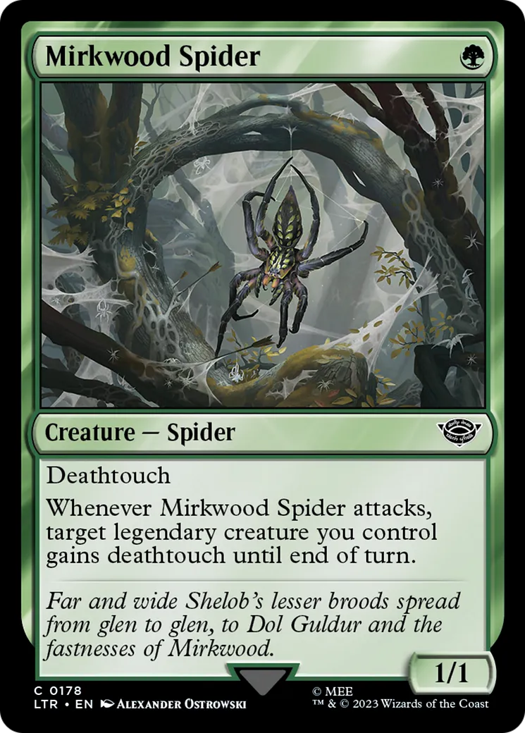 Araignée de la Forêt Noire — The Lord of the Rings: Tales of Middle-earth — Magic: The Gathering