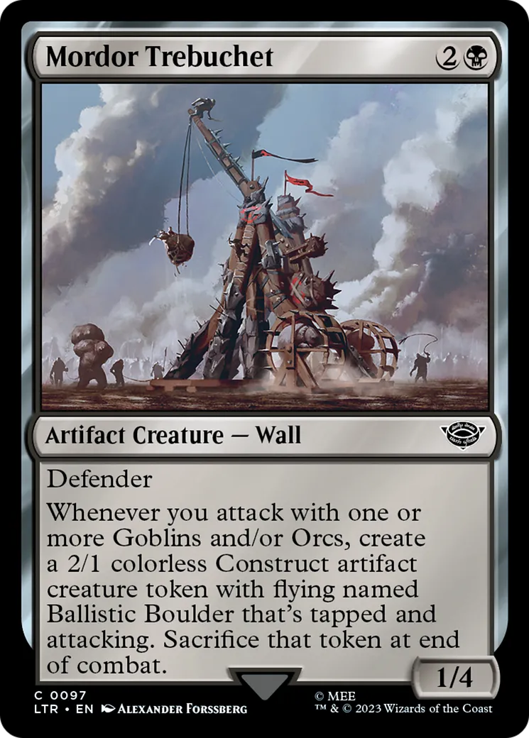Mordor Trebuchet — The Lord of the Rings: Tales of Middle-earth — Magic: The Gathering