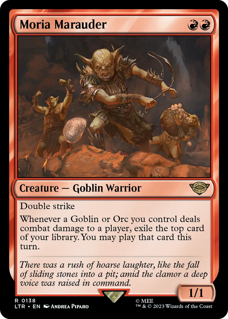 Maraudeur de la Moria — The Lord of the Rings: Tales of Middle-earth — Magic: The Gathering