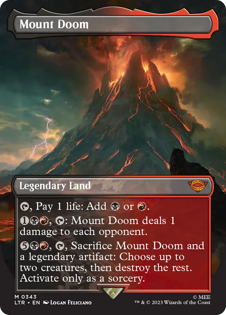 Mount Doom from The Lord of the Rings: Tales of Middle-earth - Magic: The Gathering