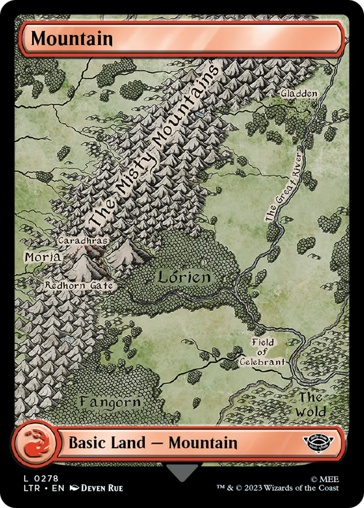 Mountain — The Lord of the Rings: Tales of Middle-earth — Magic: The Gathering