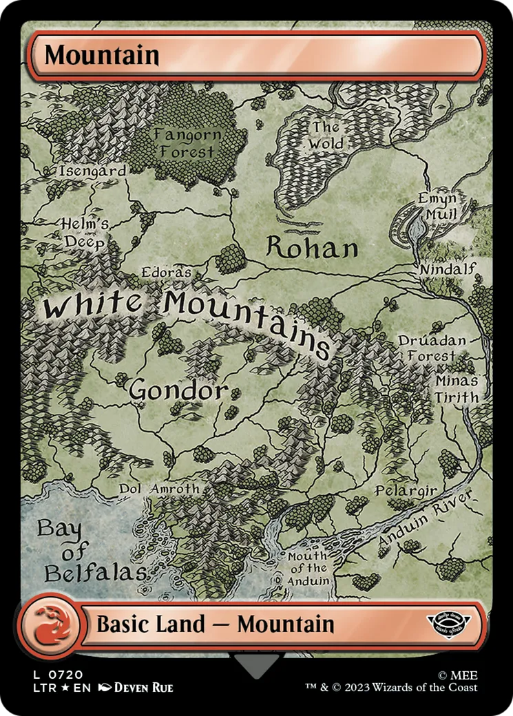 Mountain — The Lord of the Rings: Tales of Middle-earth — Magic: The Gathering