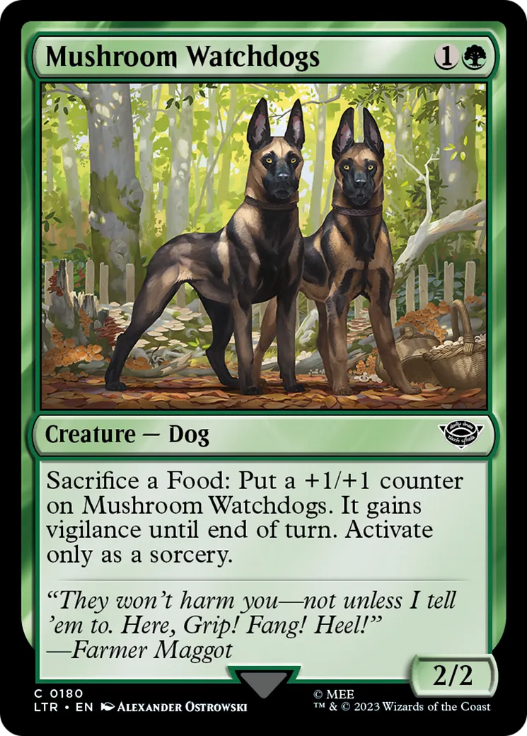 Chiens de garde des champignons — The Lord of the Rings: Tales of Middle-earth — Magic: The Gathering