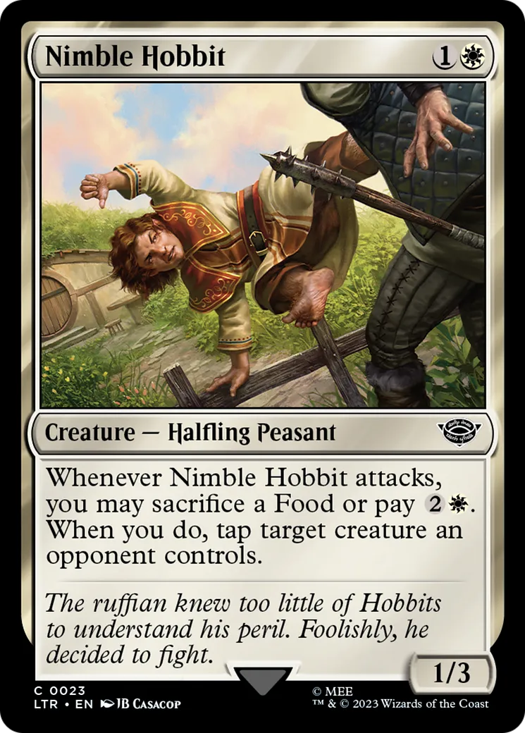Hobbit agile — The Lord of the Rings: Tales of Middle-earth — Magic: The Gathering