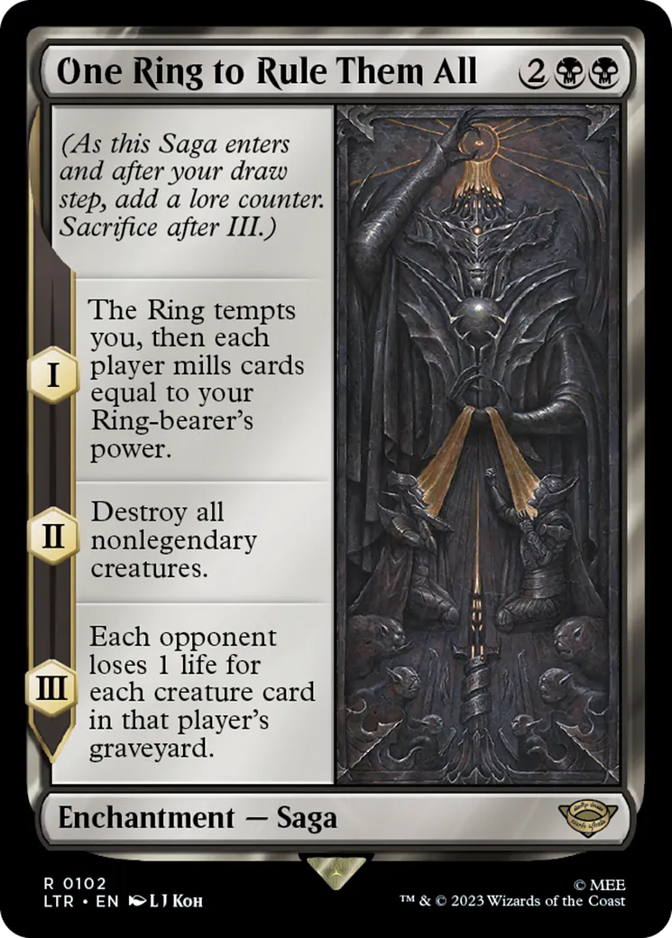 One Ring to Rule Them All — The Lord of the Rings: Tales of Middle-earth — Magic: The Gathering