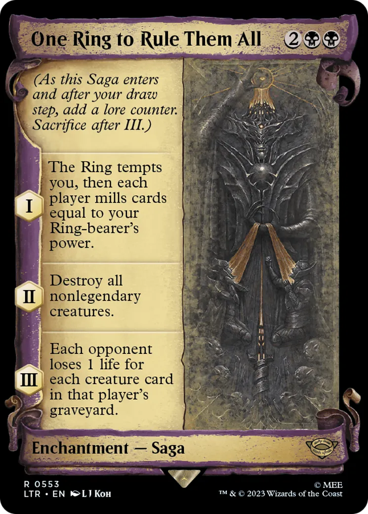 One Ring to Rule Them All — The Lord of the Rings: Tales of Middle-earth — Magic: The Gathering