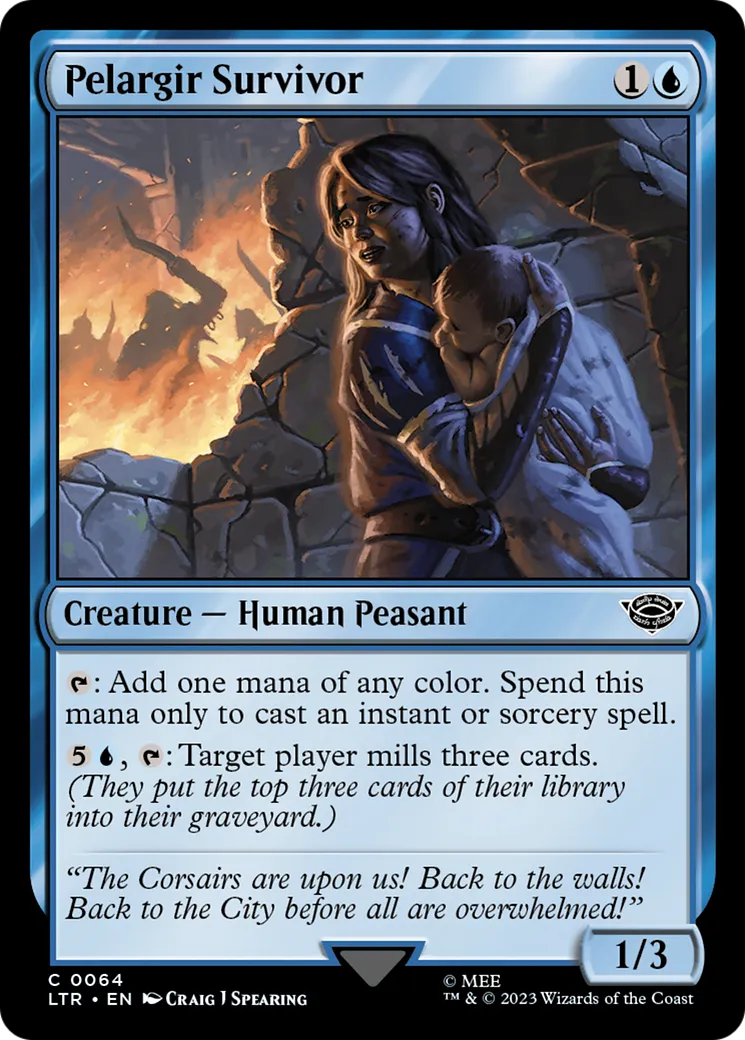 Survivante de Pelargir — The Lord of the Rings: Tales of Middle-earth — Magic: The Gathering