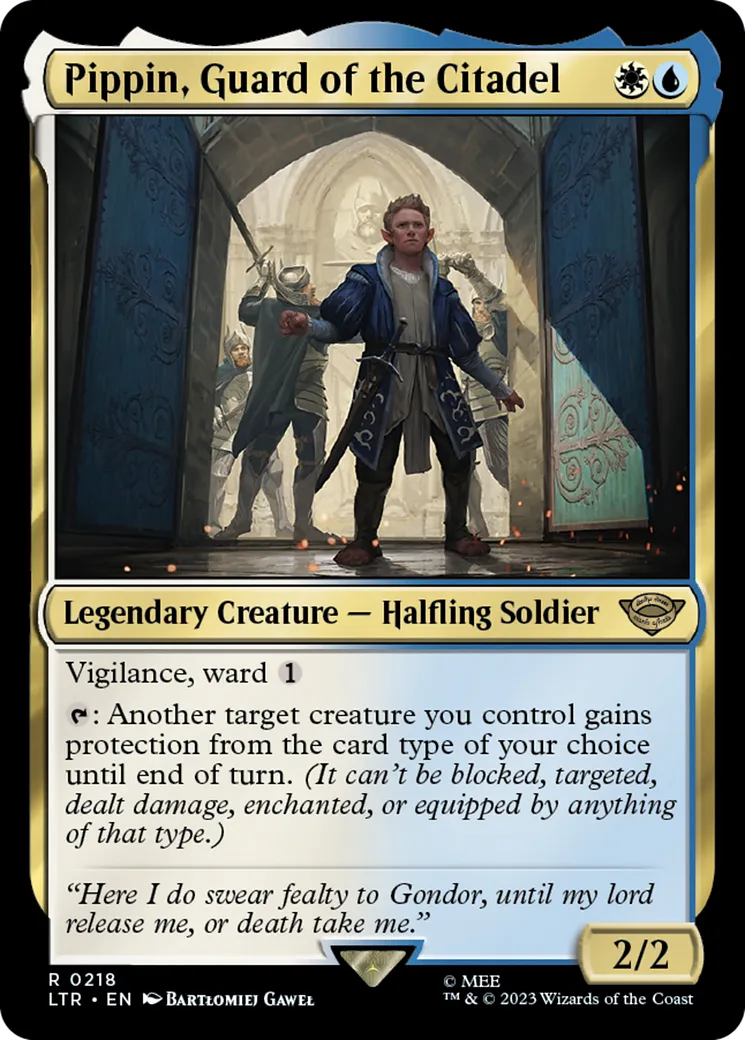 Pippin, Guard of the Citadel — The Lord of the Rings: Tales of Middle-earth — Magic: The Gathering
