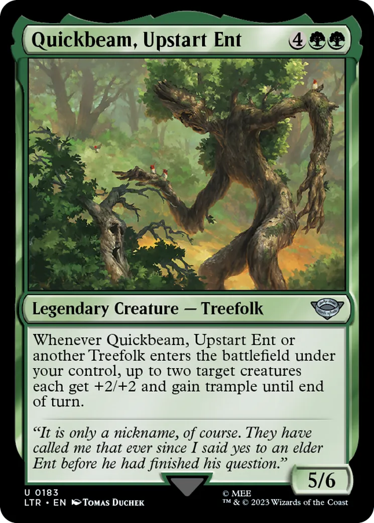 Vifsorbier, Ent impétueux — The Lord of the Rings: Tales of Middle-earth — Magic: The Gathering