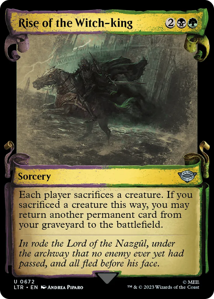 Arrivée du Roi-sorcier — The Lord of the Rings: Tales of Middle-earth — Magic: The Gathering