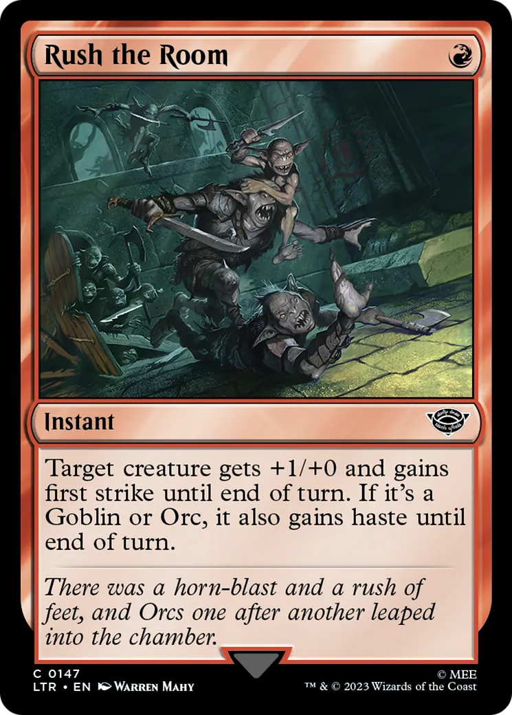 Rush the Room — The Lord of the Rings: Tales of Middle-earth — Magic: The Gathering