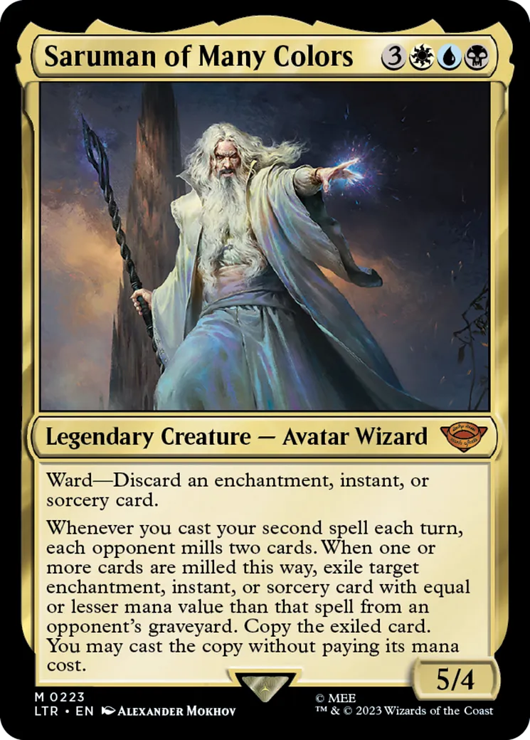 Saruman of Many Colors — The Lord of the Rings: Tales of Middle-earth — Magic: The Gathering