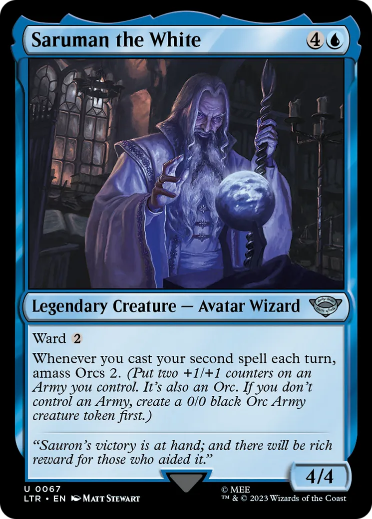 Saruman le Blanc — The Lord of the Rings: Tales of Middle-earth — Magic: The Gathering
