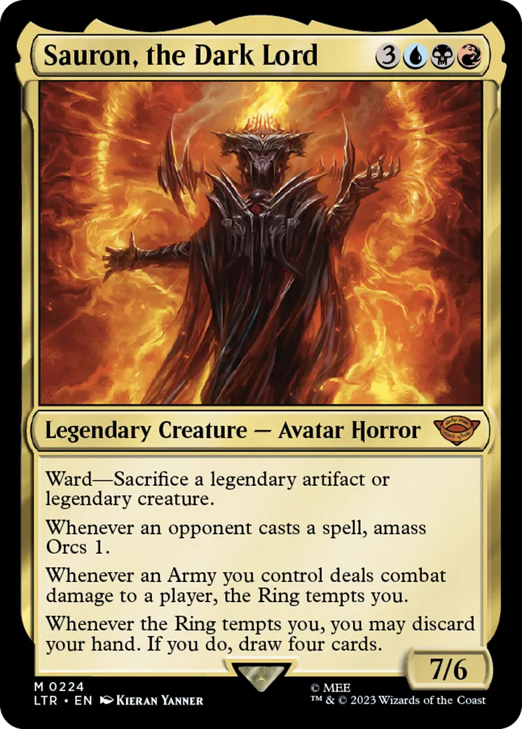 Sauron, le Seigneur ténébreux — The Lord of the Rings: Tales of Middle-earth — Magic: The Gathering