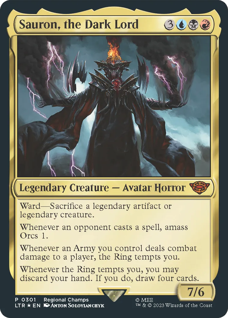 Sauron, the Dark Lord — The Lord of the Rings: Tales of Middle-earth — Magic: The Gathering