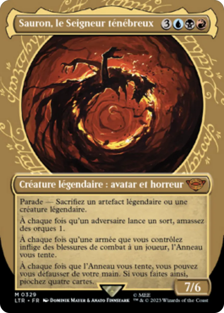 Sauron, le Seigneur ténébreux — The Lord of the Rings: Tales of Middle-earth — Magic: The Gathering