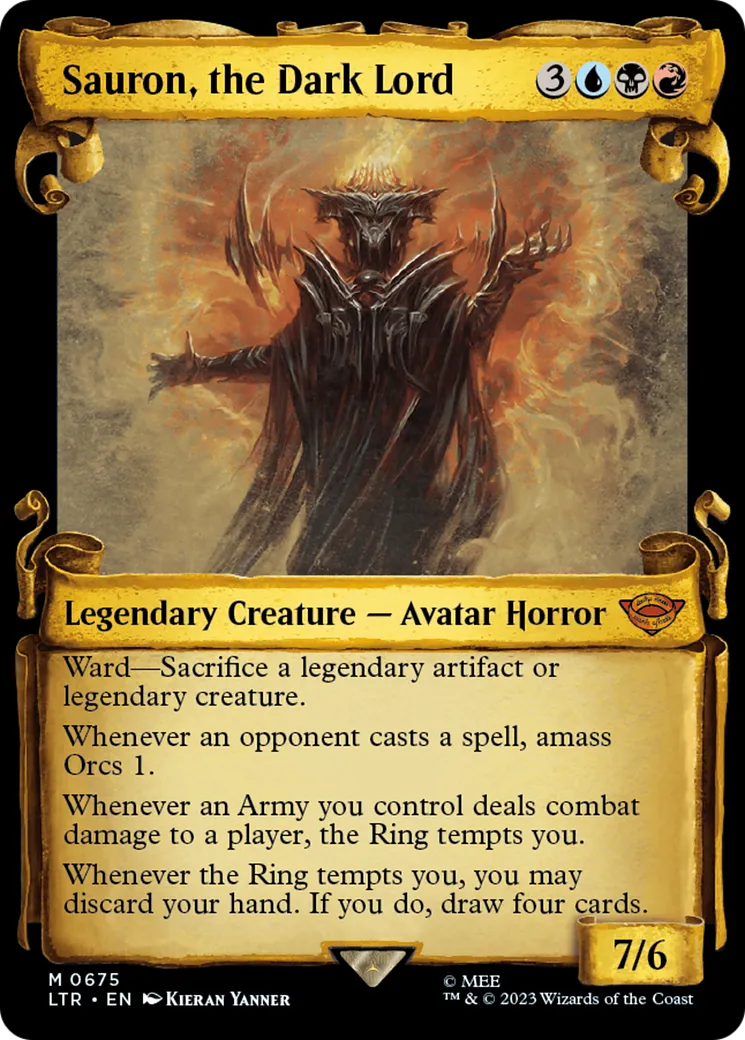 Sauron, the Dark Lord — The Lord of the Rings: Tales of Middle-earth — Magic: The Gathering