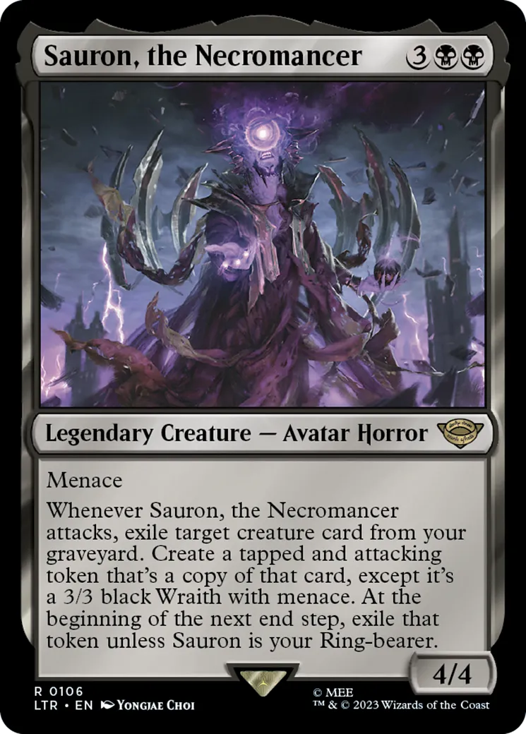 Sauron, the Necromancer — The Lord of the Rings: Tales of Middle-earth — Magic: The Gathering