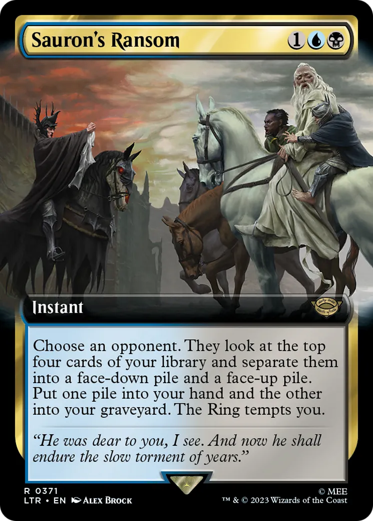 Rançon de Sauron — The Lord of the Rings: Tales of Middle-earth — Magic: The Gathering