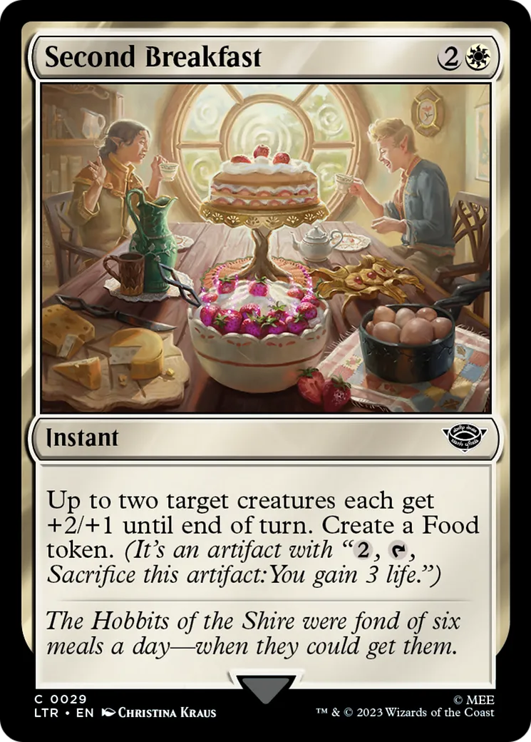 Deuxième petit-déjeuner — The Lord of the Rings: Tales of Middle-earth — Magic: The Gathering
