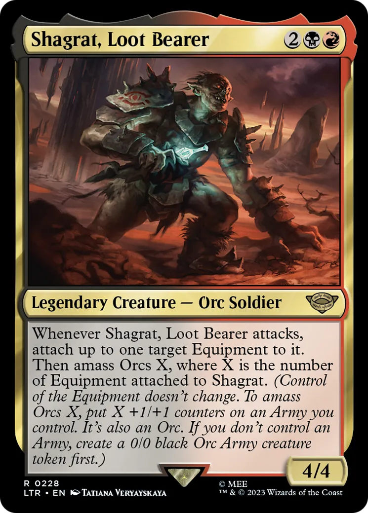 Shagrat, porteur du butin — The Lord of the Rings: Tales of Middle-earth — Magic: The Gathering