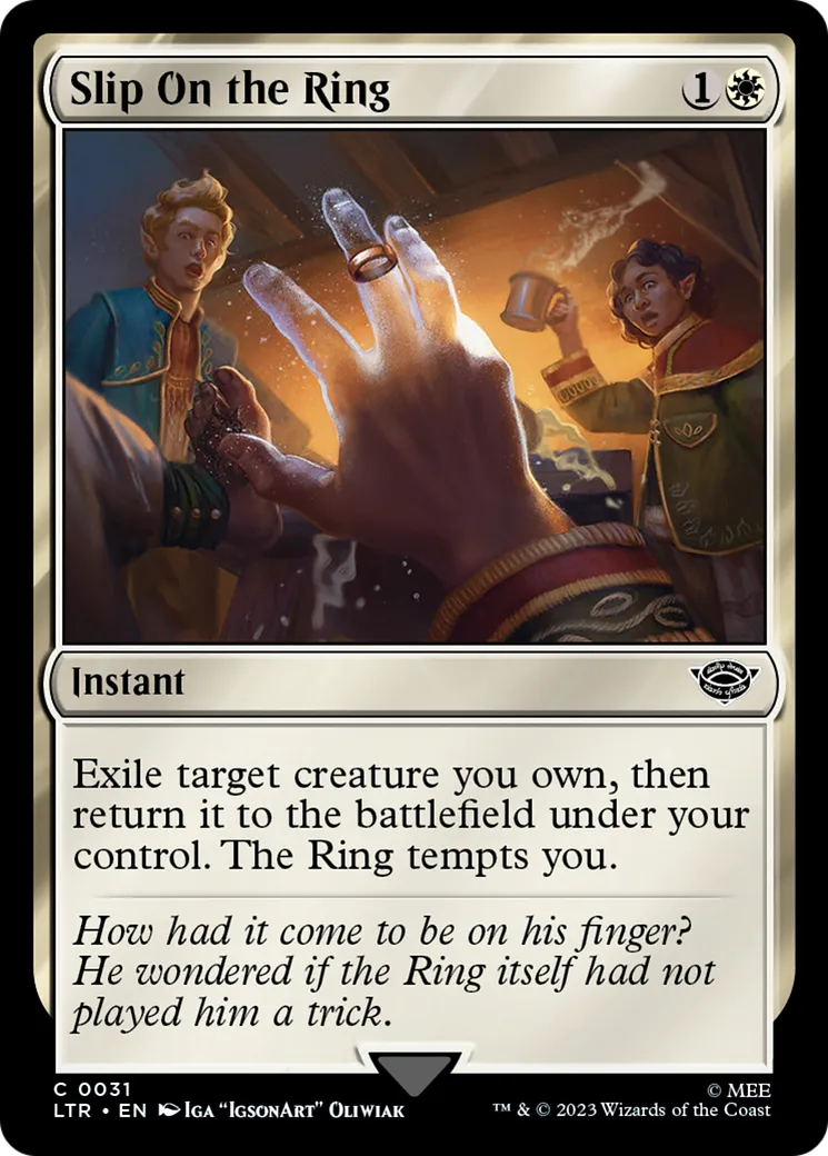 Slip On the Ring — The Lord of the Rings: Tales of Middle-earth — Magic: The Gathering