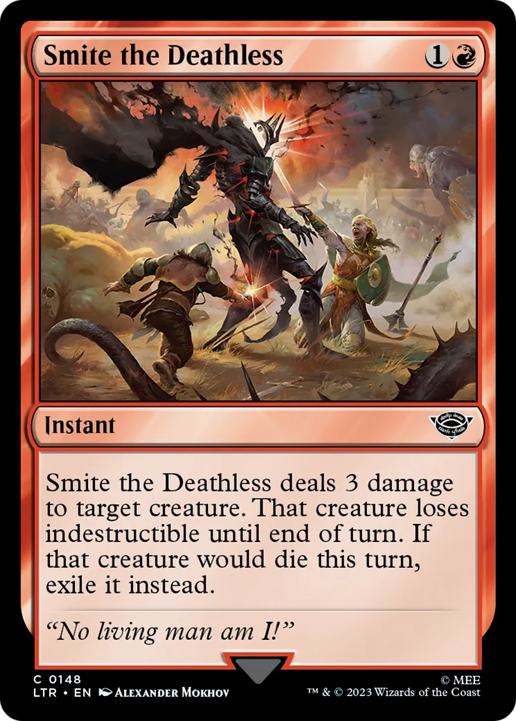 Pourfendre l'impérissable — The Lord of the Rings: Tales of Middle-earth — Magic: The Gathering