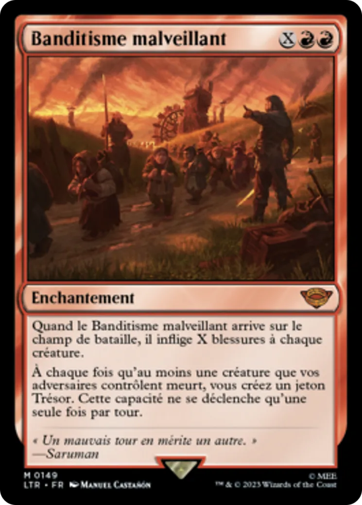 Banditisme malveillant — The Lord of the Rings: Tales of Middle-earth — Magic: The Gathering