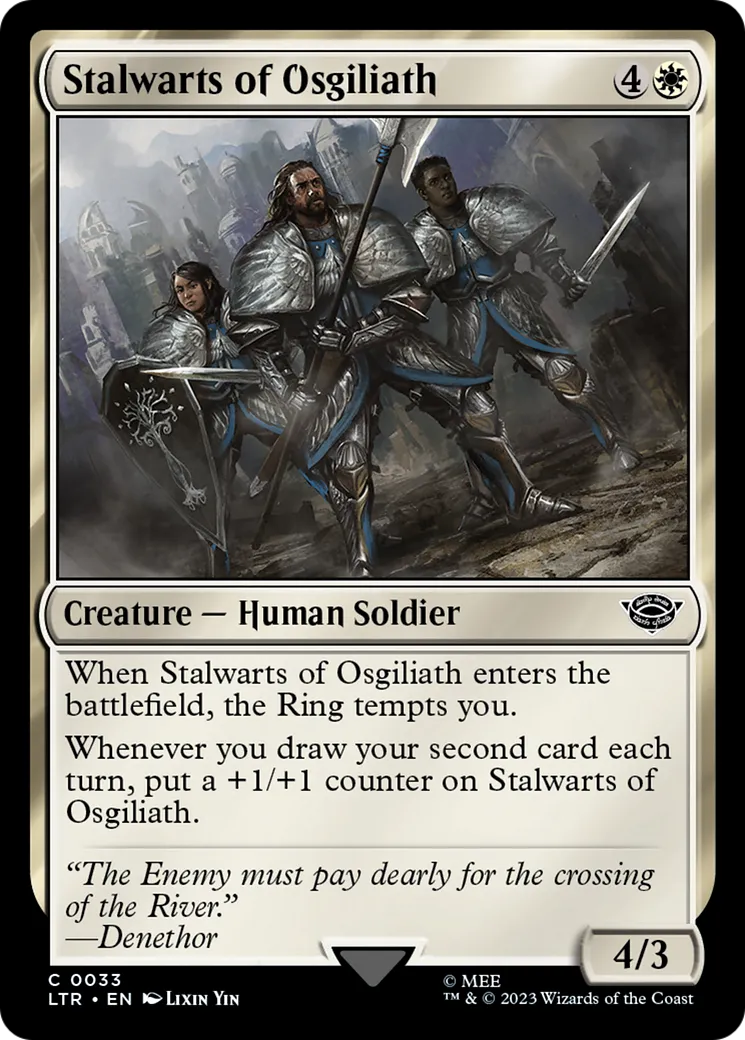 Vaillants d'Osgiliath — The Lord of the Rings: Tales of Middle-earth — Magic: The Gathering