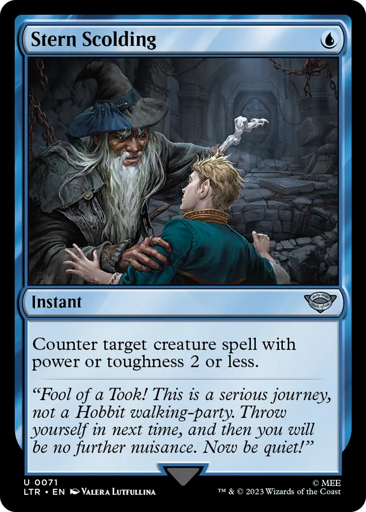 Stern Scolding — The Lord of the Rings: Tales of Middle-earth — Magic: The Gathering